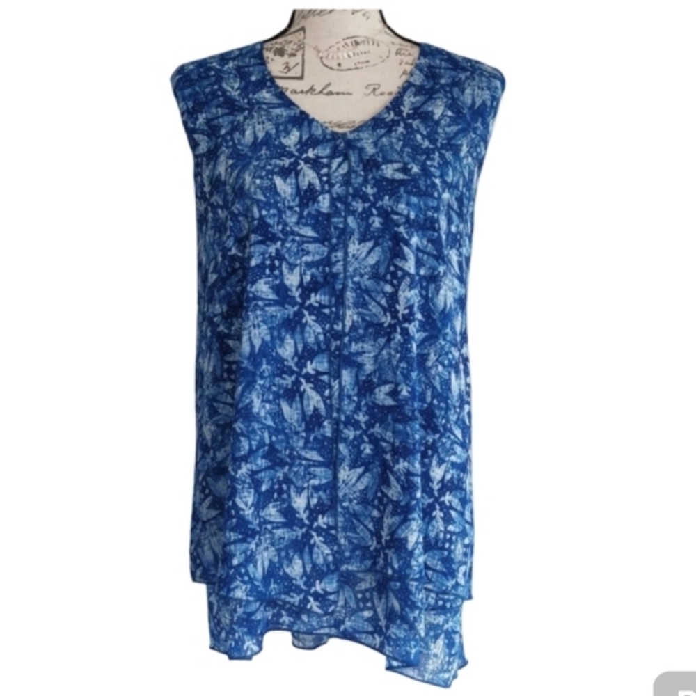 NorthStyle sheer layered blouse.